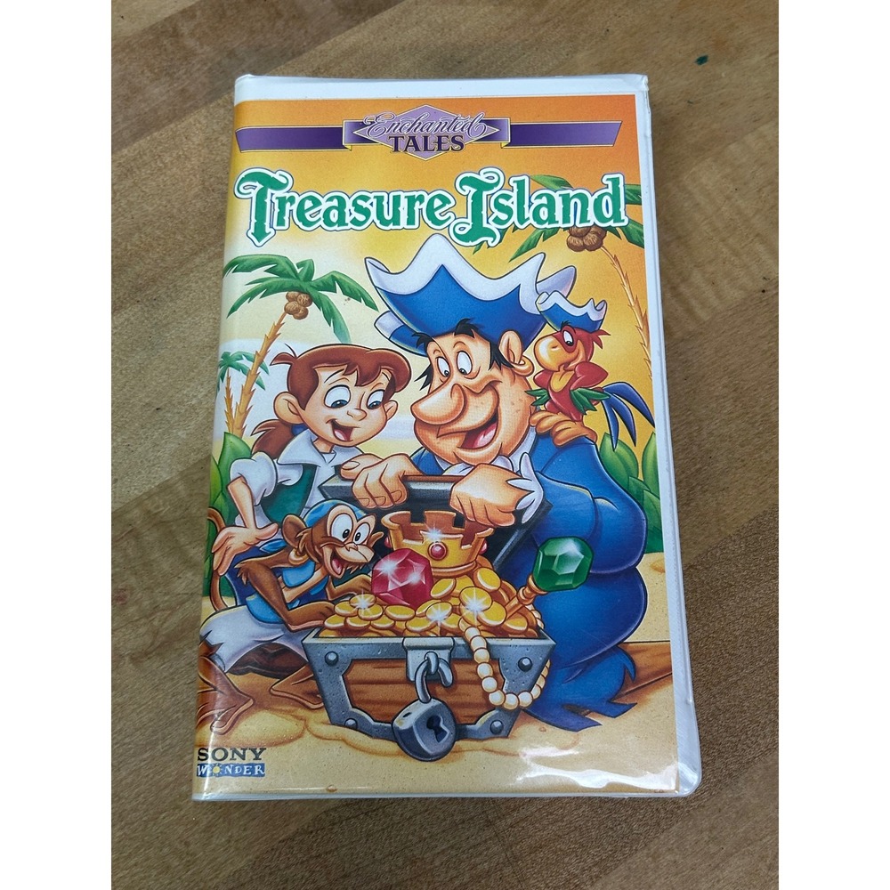 Treasure Island‎ Sony Wonder VHS Multi Enchanted Tales 1996 Clamshell